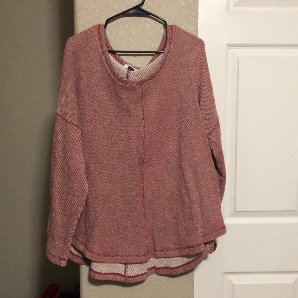 Old Navy heavy thicker red top